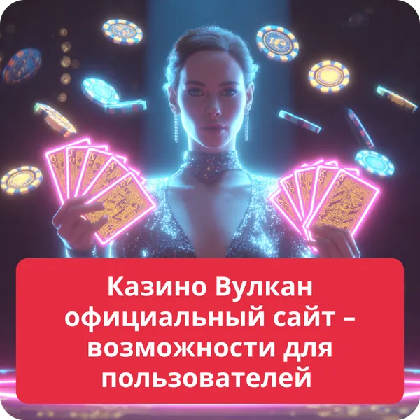 Казино Вулкан официальный сайт – возможности для пользователей